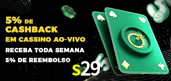 Promoções do cassino ao Vivo s29